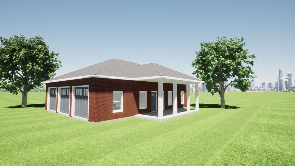 LEWIS GARAGE PLAN FRONT