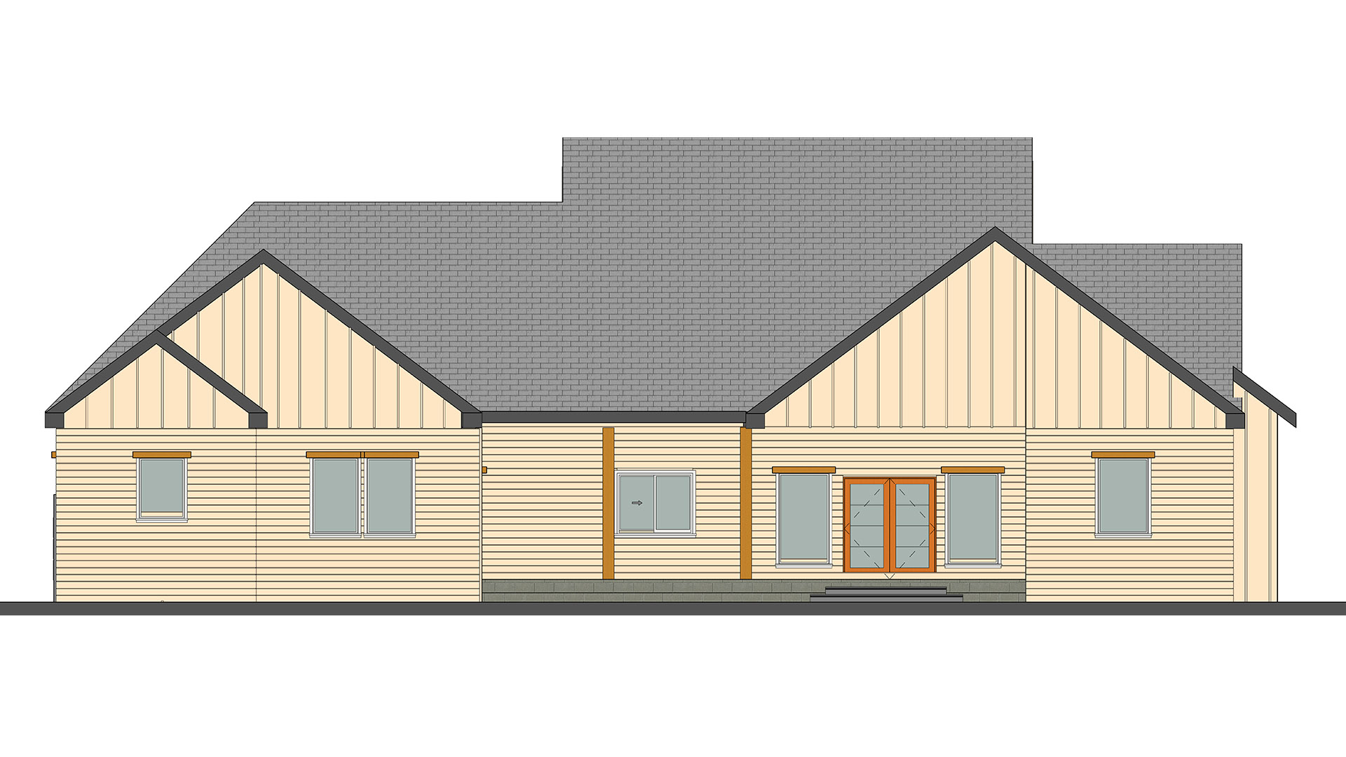 Cole House 04 Elevation West 0000 Cole House 04 Elevation North