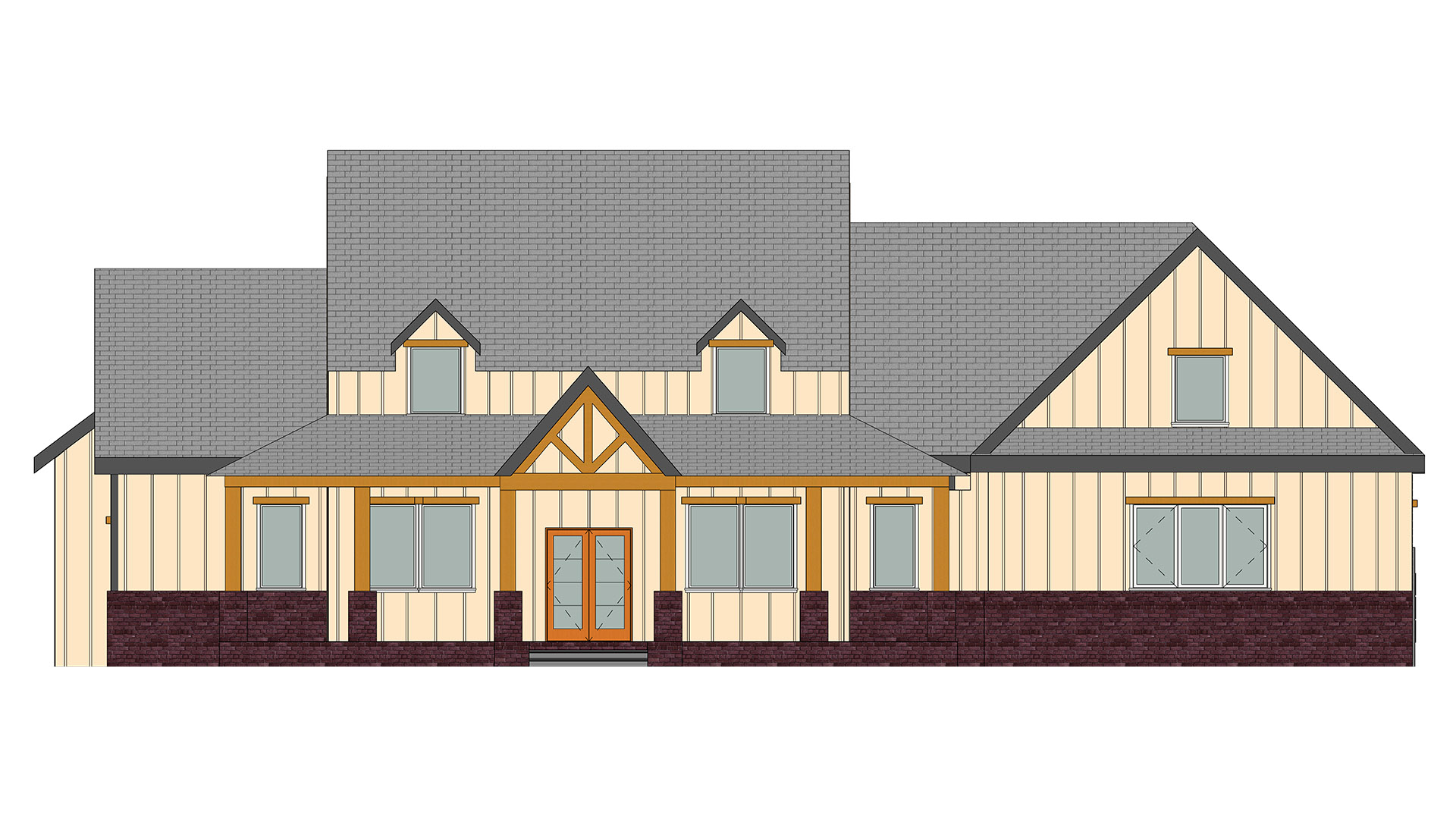 Cole House 04 Elevation West 0001 Cole House 04 Elevation South